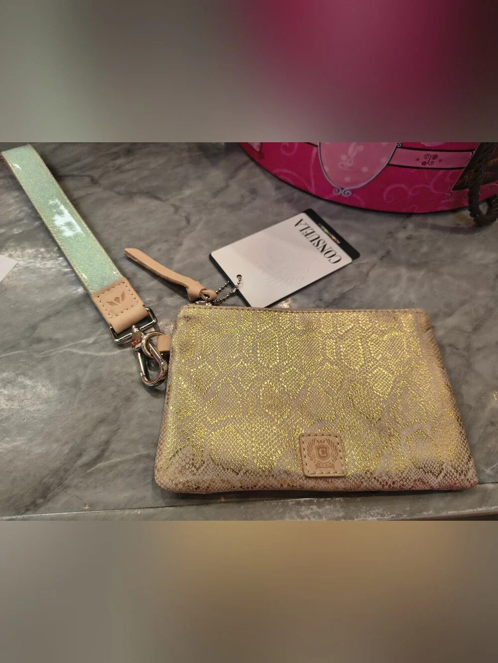 Consuela Leah Combi Wrist Wallet Wristlet NWT